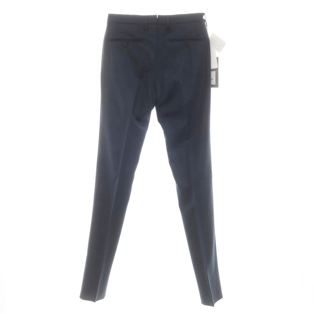 [New] INCOTEX SLOWEAR 35-type TEKNOSARTORIAL stretch wool polyester dress slacks pants green navy (79) [44] [Condition rank N] [Men&