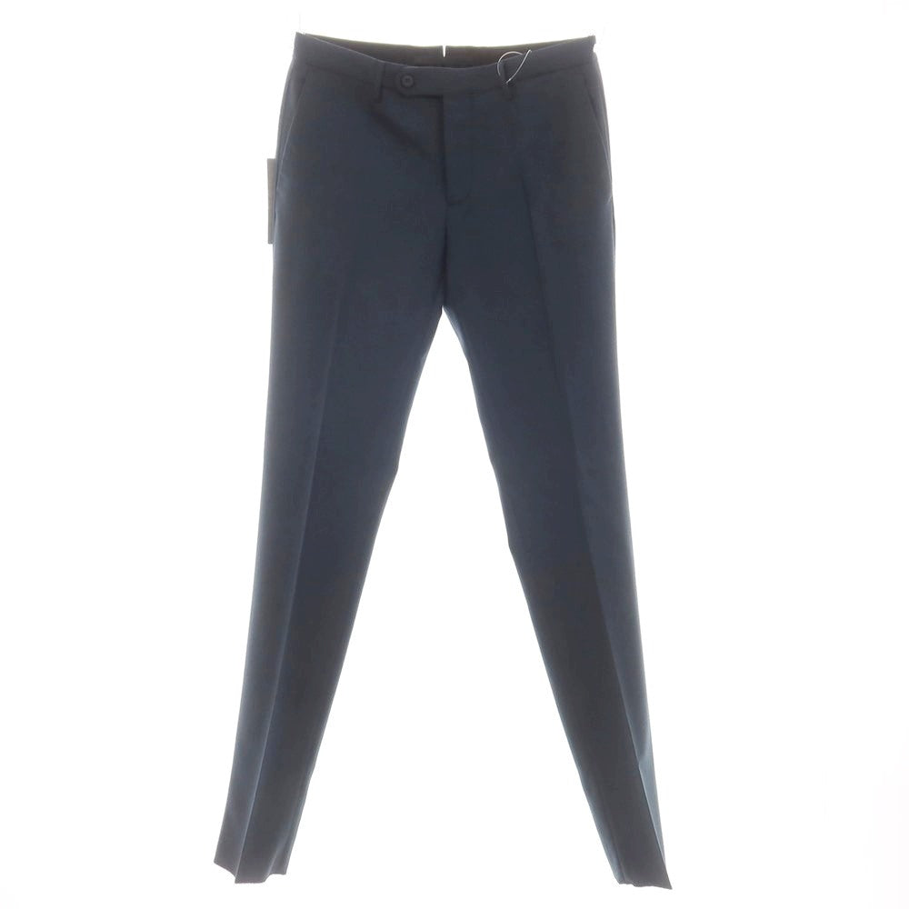 [New] INCOTEX SLOWEAR 35-type TEKNOSARTORIAL stretch wool polyester dress slacks pants green navy (79) [48] [Condition rank N] [Men&