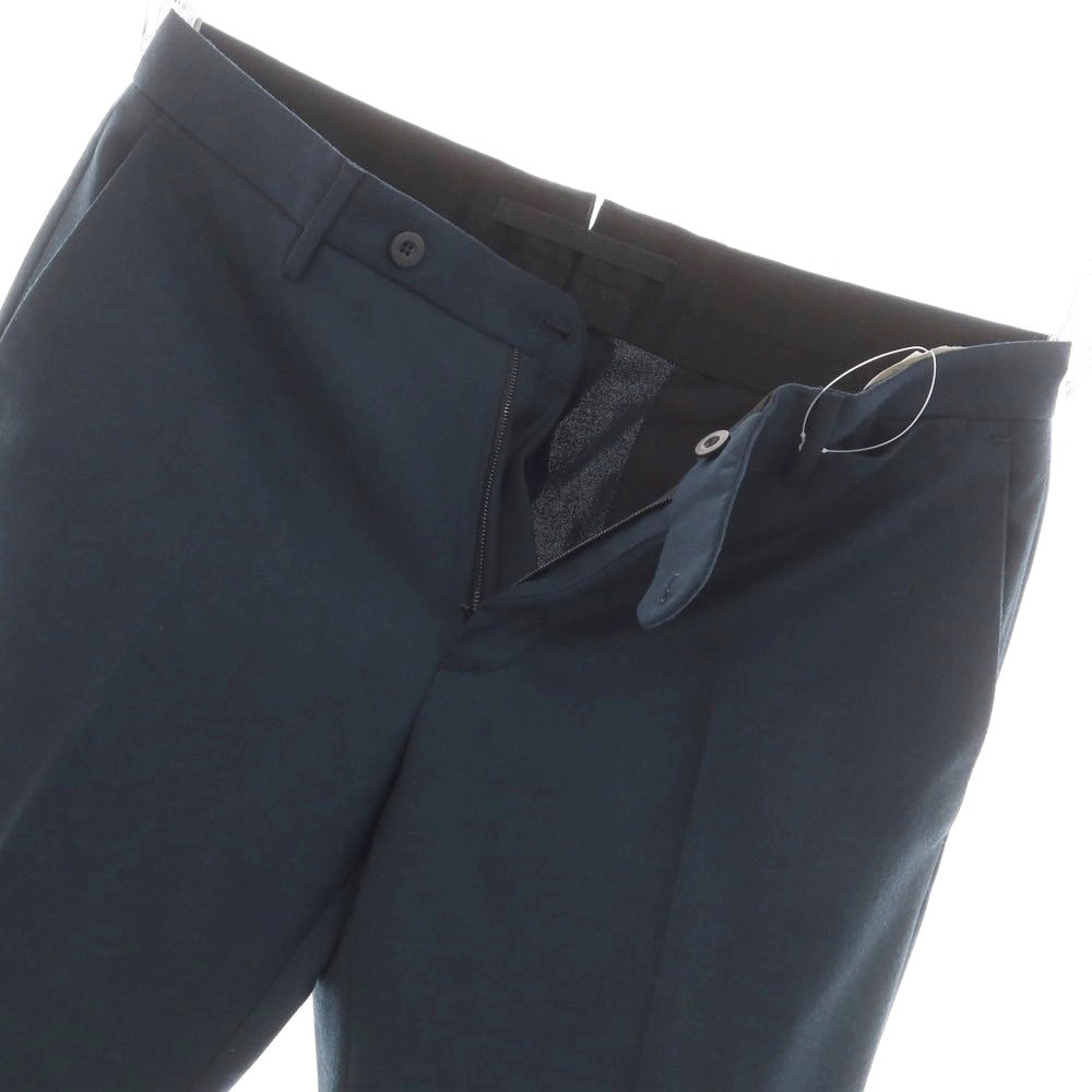 [New] INCOTEX SLOWEAR 35-type TEKNOSARTORIAL stretch wool polyester dress slacks pants green navy (79) [48] [Condition rank N] [Men&