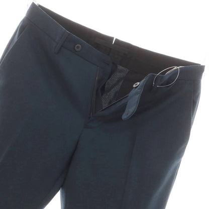 [New] INCOTEX SLOWEAR 35-type TEKNOSARTORIAL stretch wool polyester dress slacks pants green navy (79) [48] [Condition rank N] [Men&
