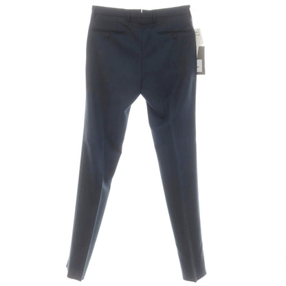 [New] INCOTEX SLOWEAR 35-type TEKNOSARTORIAL stretch wool polyester dress slacks pants green navy (79) [48] [Condition rank N] [Men&