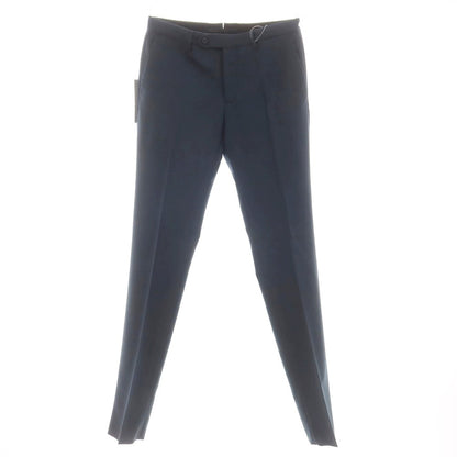 [New] INCOTEX SLOWEAR 35-type TEKNOSARTORIAL stretch wool polyester dress slacks pants green navy (79) [48] [Condition rank N] [Men&