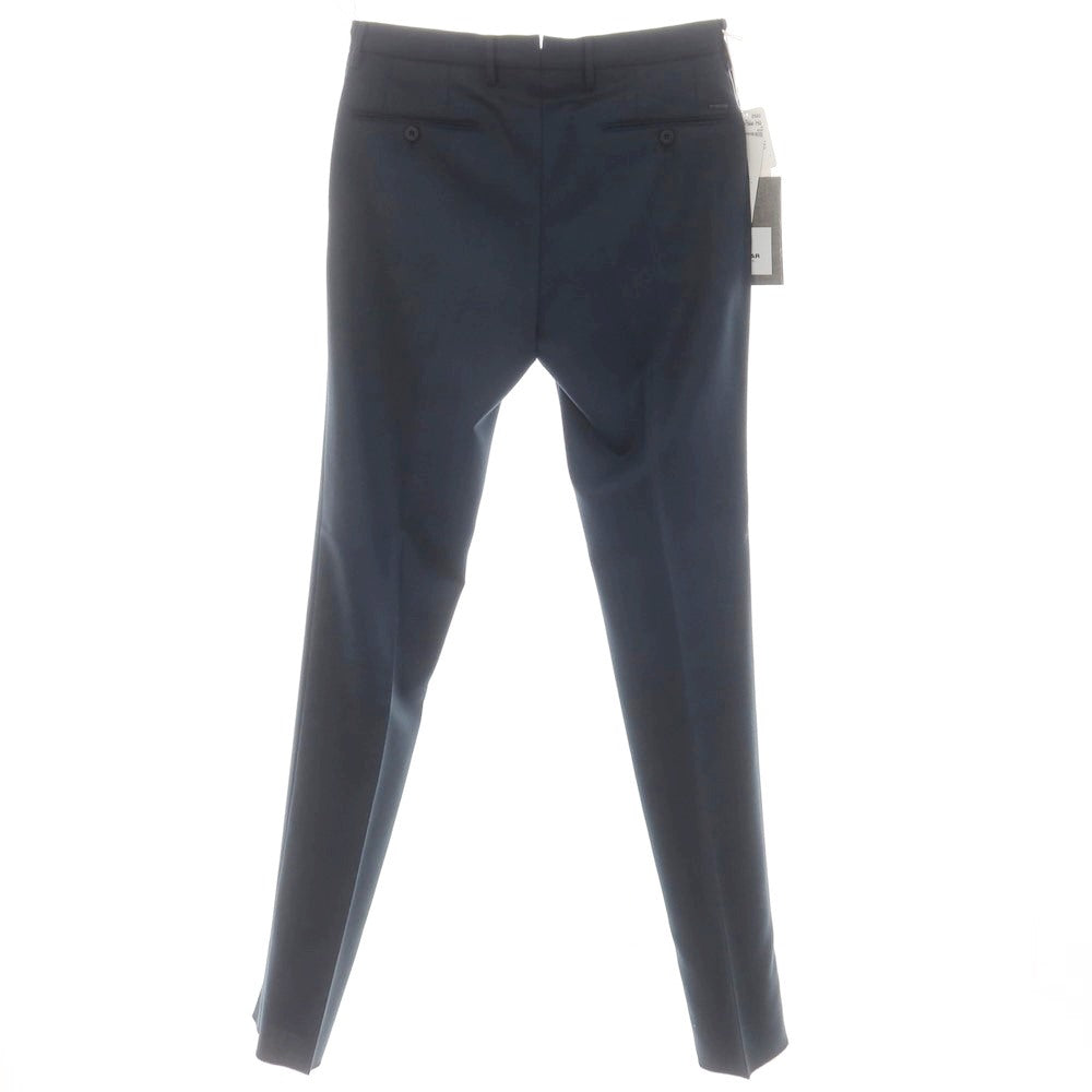 [New] INCOTEX SLOWEAR 35-type TEKNOSARTORIAL stretch wool polyester dress slacks pants green navy (79) [48] [Condition rank N] [Men&