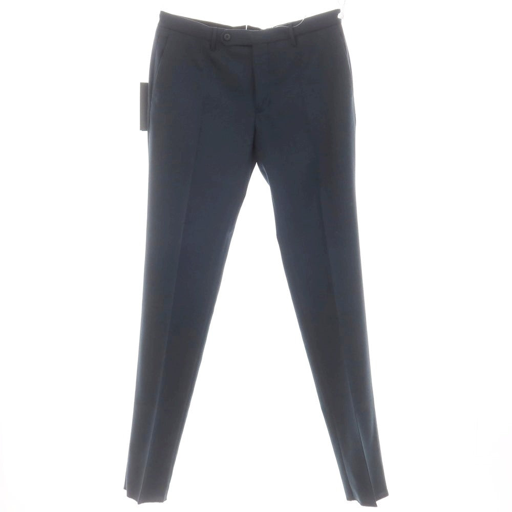 [New] INCOTEX SLOWEAR 35-type TEKNOSARTORIAL stretch wool polyester dress slacks pants green navy (79) [52] [Condition rank N] [Men&