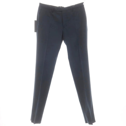 [New] INCOTEX SLOWEAR 35-type TEKNOSARTORIAL stretch wool polyester dress slacks pants green navy (79) [52] [Condition rank N] [Men&