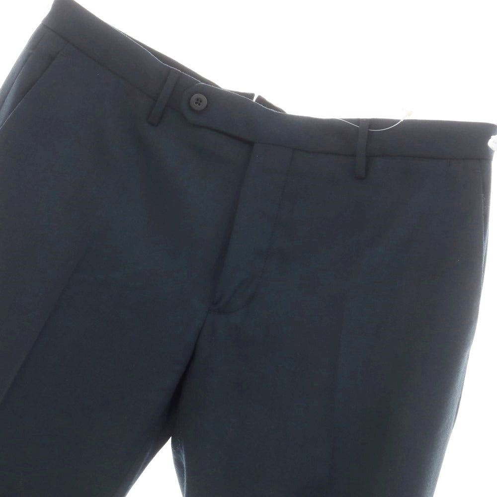 [New] INCOTEX SLOWEAR 35-type TEKNOSARTORIAL stretch wool polyester dress slacks pants green navy (79) [52] [Condition rank N] [Men&