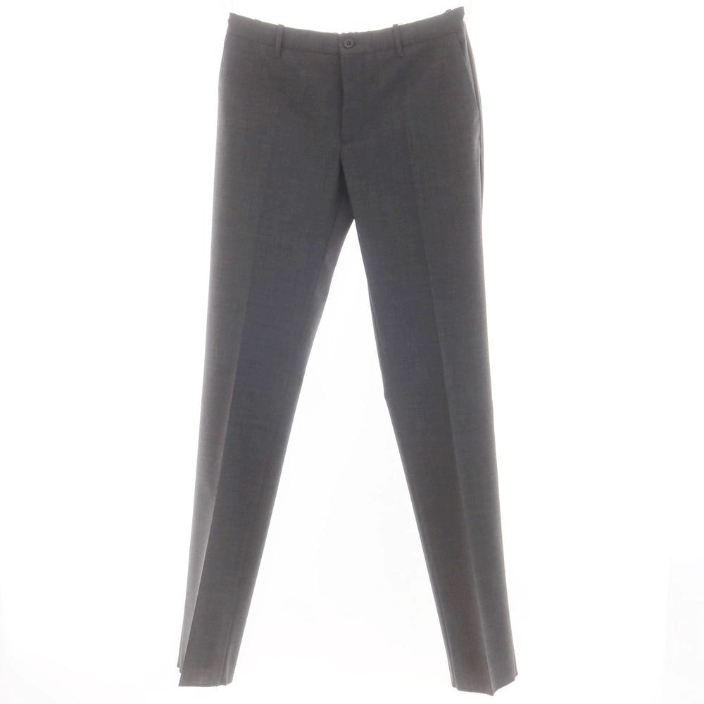 [New] INCOTEX SLOWEAR 84-type TEKNOSARTORIAL stretch polyester wool dress slacks pants dark gray (05) [50] [Condition rank N] [Men&