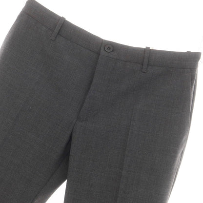 [New] INCOTEX SLOWEAR 84-type TEKNOSARTORIAL stretch polyester wool dress slacks pants dark gray (05) [50] [Condition rank N] [Men&