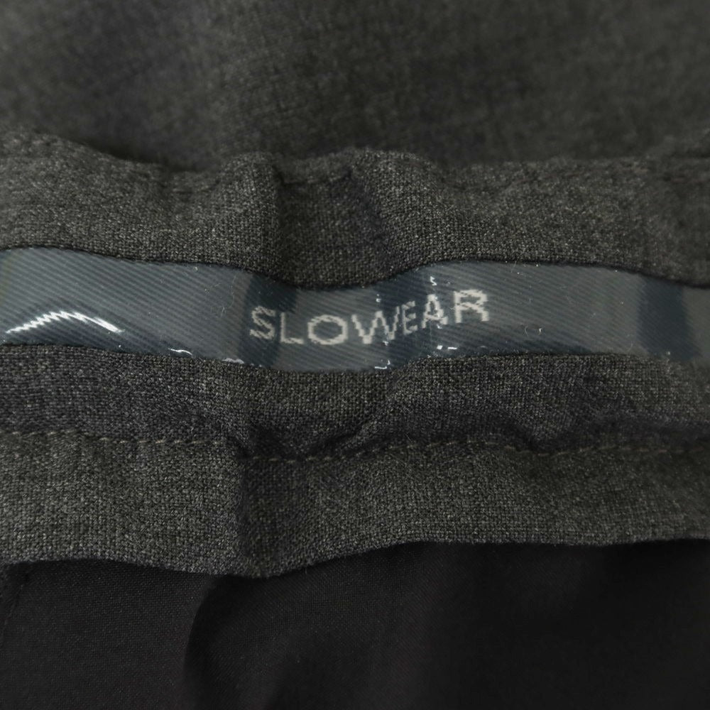 [New] INCOTEX SLOWEAR 84-type TEKNOSARTORIAL stretch polyester wool dress slacks pants dark gray (05) [50] [Condition rank N] [Men&