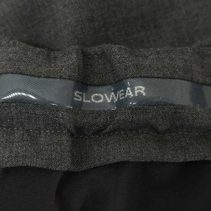 [New] INCOTEX SLOWEAR 84-type TEKNOSARTORIAL stretch polyester wool dress slacks pants dark gray (05) [50] [Condition rank N] [Men&