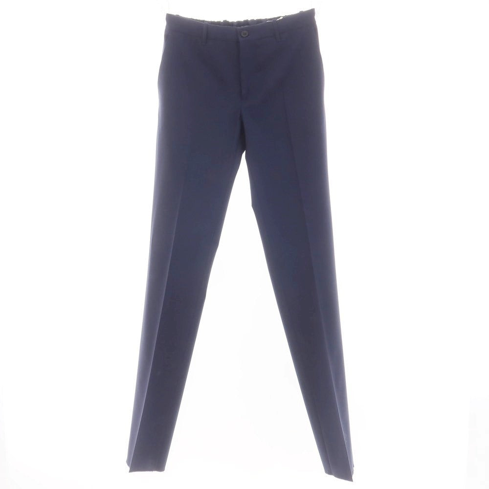 [New] INCOTEX SLOWEAR 84-type TEKNOSARTORIAL stretch polyester wool dress slacks pants light navy (75) [46] [Condition rank N] [Men&