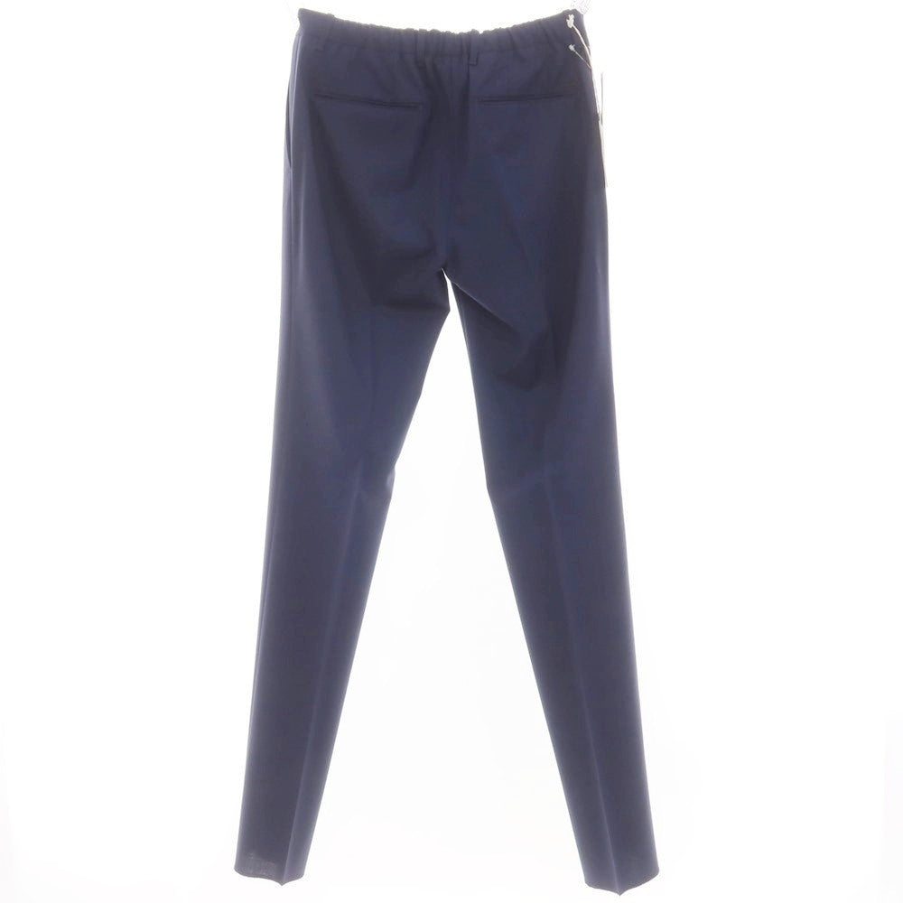 [New] INCOTEX SLOWEAR 84-type TEKNOSARTORIAL stretch polyester wool dress slacks pants light navy (75) [46] [Condition rank N] [Men&