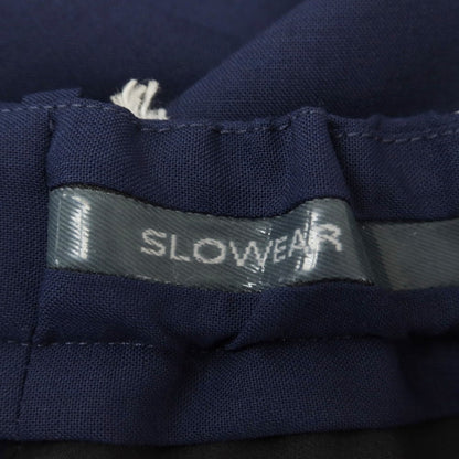 [New] INCOTEX SLOWEAR 84-type TEKNOSARTORIAL stretch polyester wool dress slacks pants light navy (75) [46] [Condition rank N] [Men&