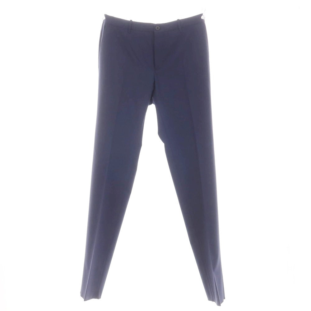 [New] INCOTEX SLOWEAR 84-type TEKNOSARTORIAL stretch polyester wool dress slacks pants light navy (75) [52] [Condition rank N] [Men&
