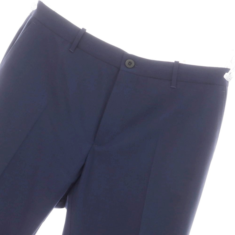 [New] INCOTEX SLOWEAR 84-type TEKNOSARTORIAL stretch polyester wool dress slacks pants light navy (75) [52] [Condition rank N] [Men&