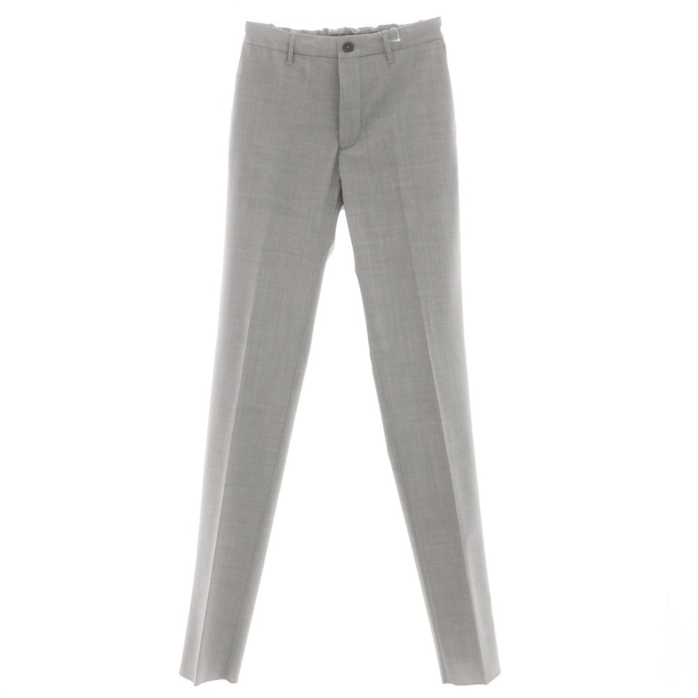 [New] INCOTEX SLOWEAR 84-type TEKNOSARTORIAL stretch polyester wool dress slacks pants light gray (02) [44] [Condition rank N] [Men&