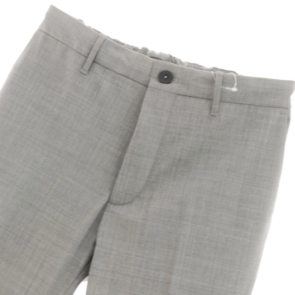 [New] INCOTEX SLOWEAR 84-type TEKNOSARTORIAL stretch polyester wool dress slacks pants light gray (02) [44] [Condition rank N] [Men&