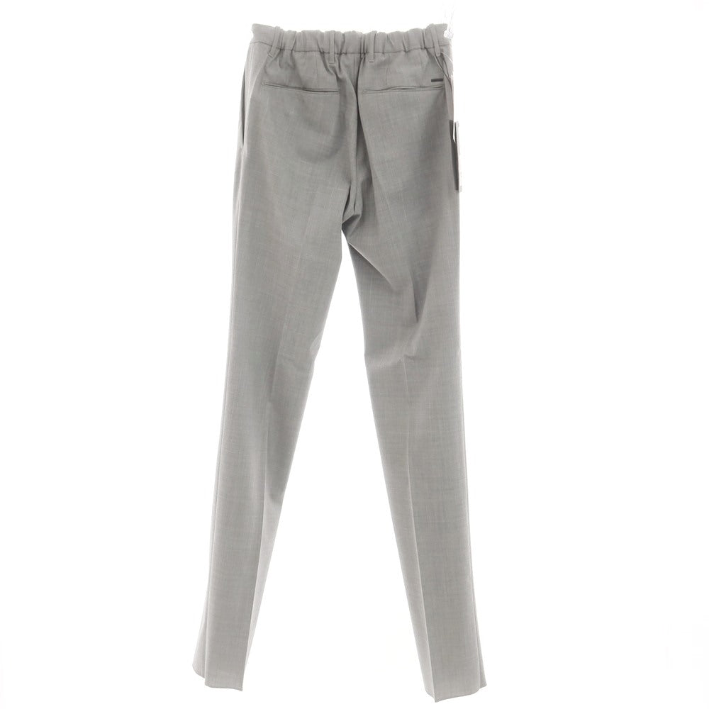[New] INCOTEX SLOWEAR 84-type TEKNOSARTORIAL stretch polyester wool dress slacks pants light gray (02) [44] [Condition rank N] [Men&
