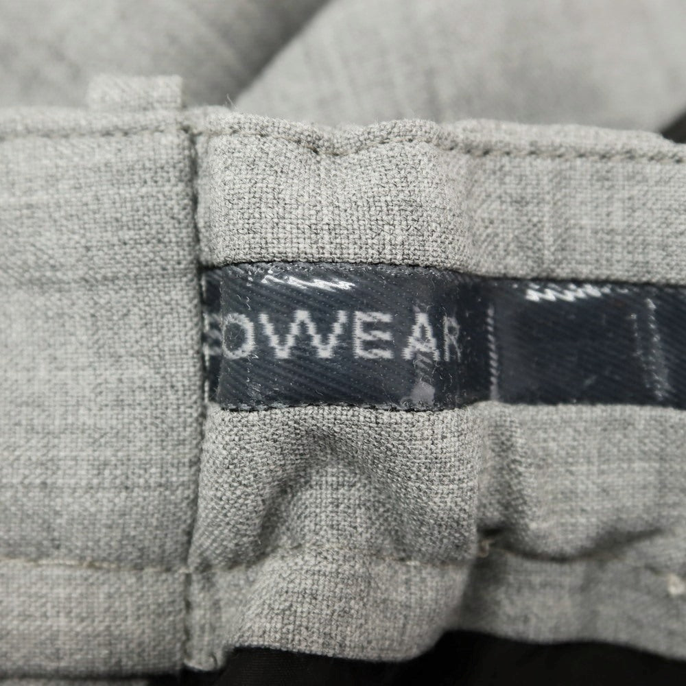 [New] INCOTEX SLOWEAR 84-type TEKNOSARTORIAL stretch polyester wool dress slacks pants light gray (02) [44] [Condition rank N] [Men&