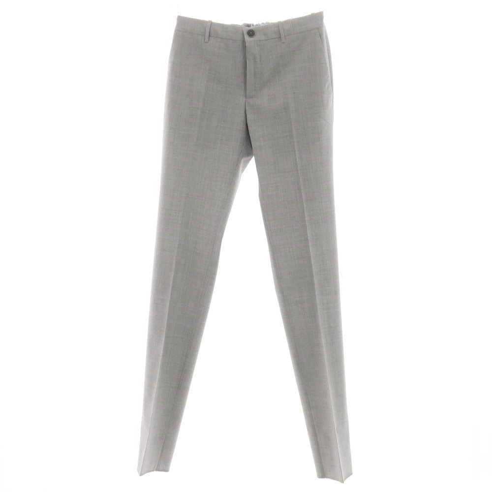 [New] INCOTEX SLOWEAR 84-type TEKNOSARTORIAL stretch polyester wool dress slacks pants light gray (02) [46] [Condition rank N] [Men&