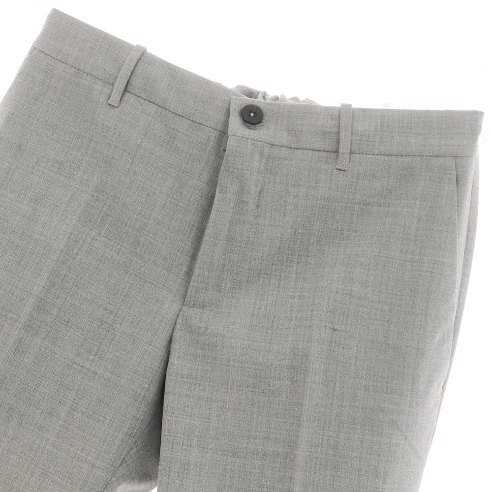 [New] INCOTEX SLOWEAR 84-type TEKNOSARTORIAL stretch polyester wool dress slacks pants light gray (02) [46] [Condition rank N] [Men&