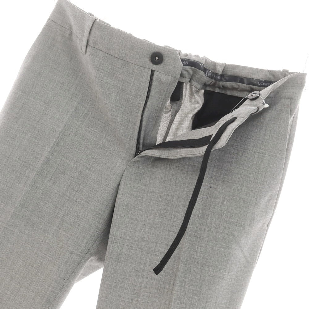 [New] INCOTEX SLOWEAR 84-type TEKNOSARTORIAL stretch polyester wool dress slacks pants light gray (02) [46] [Condition rank N] [Men&