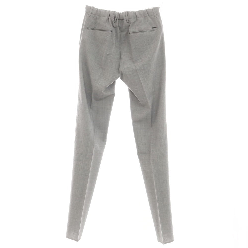 [New] INCOTEX SLOWEAR 84-type TEKNOSARTORIAL stretch polyester wool dress slacks pants light gray (02) [46] [Condition rank N] [Men&
