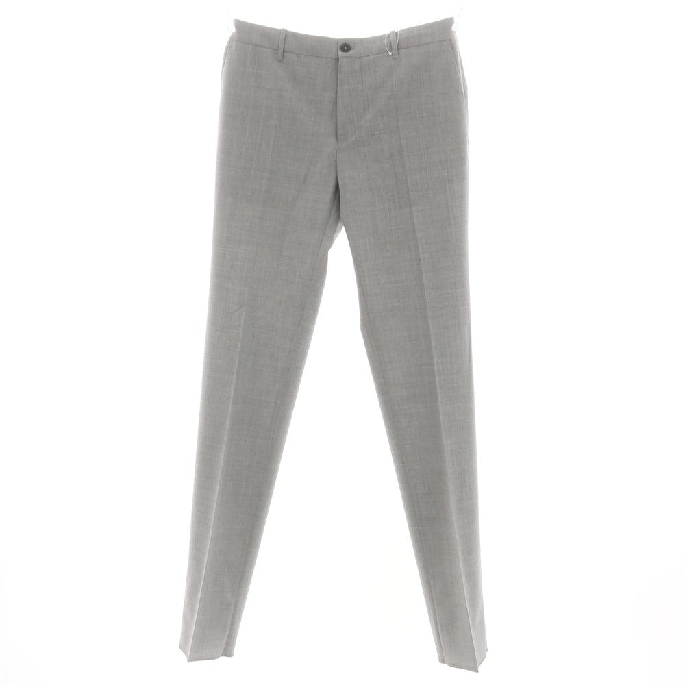 [New] INCOTEX SLOWEAR 84-type TEKNOSARTORIAL stretch polyester wool dress slacks pants light gray (02) [50] [Condition rank N] [Men&
