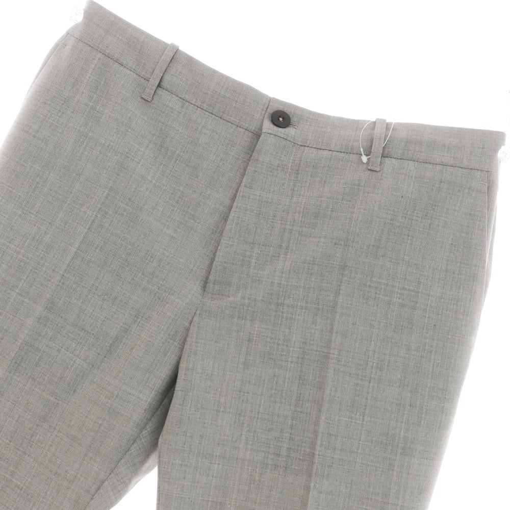 [New] INCOTEX SLOWEAR 84-type TEKNOSARTORIAL stretch polyester wool dress slacks pants light gray (02) [50] [Condition rank N] [Men&