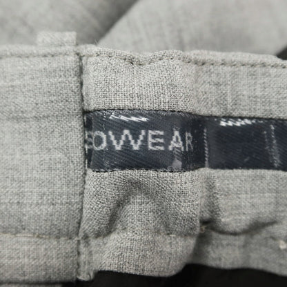 [New] INCOTEX SLOWEAR 84-type TEKNOSARTORIAL stretch polyester wool dress slacks pants light gray (02) [50] [Condition rank N] [Men&