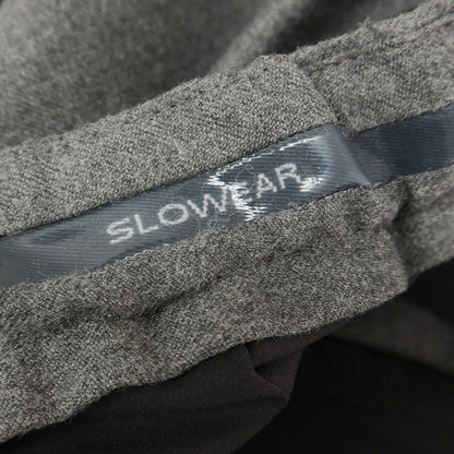 [New] INCOTEX SLOWEAR 84-type TEKNOSARTORIAL stretch polyester wool dress slacks pants gray (03) [52] [Condition rank N] [Men&