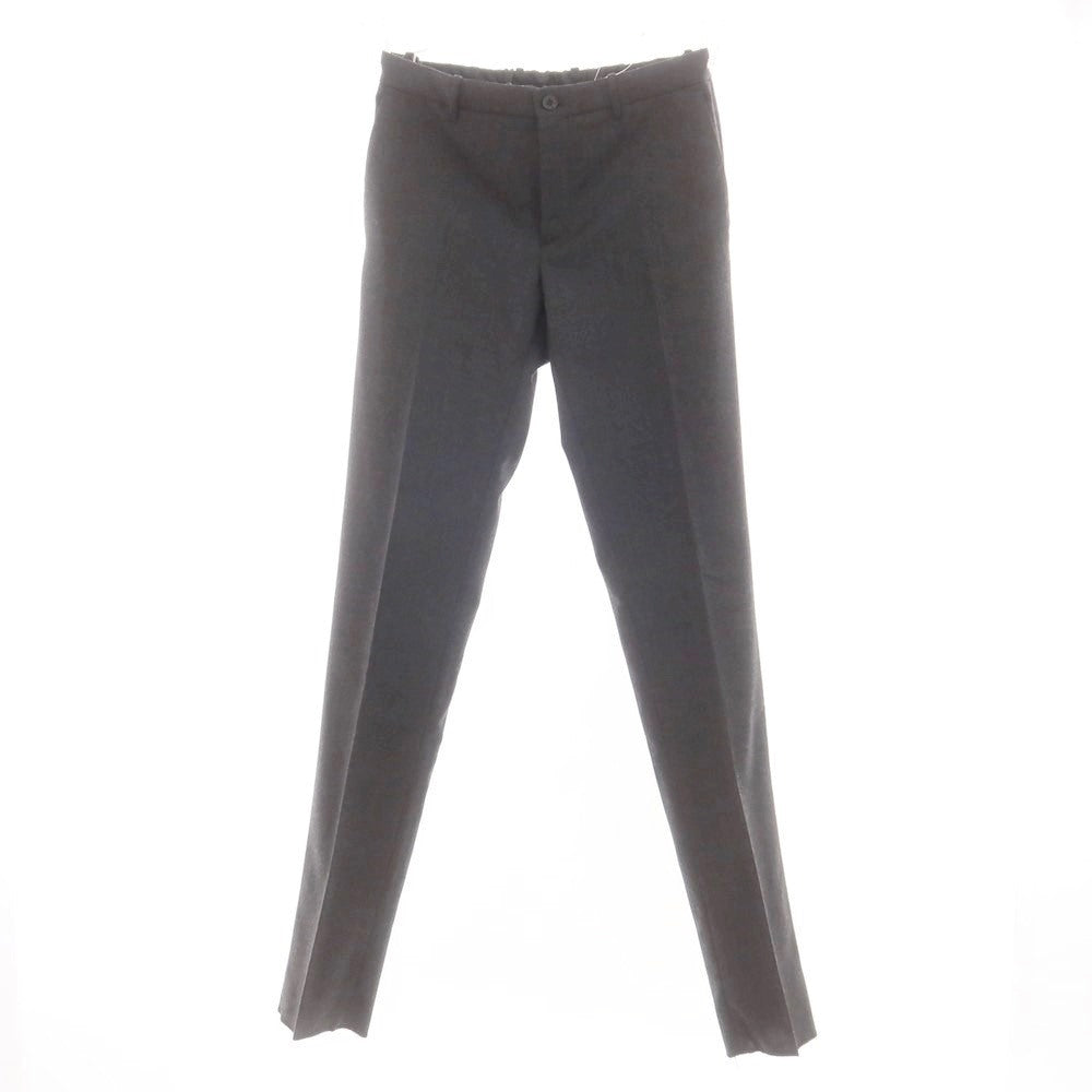 [New] INCOTEX SLOWEAR 84-type TEKNOSARTORIAL stretch polyester wool dress slacks pants charcoal gray (07) [48] [Condition rank N] [Men&