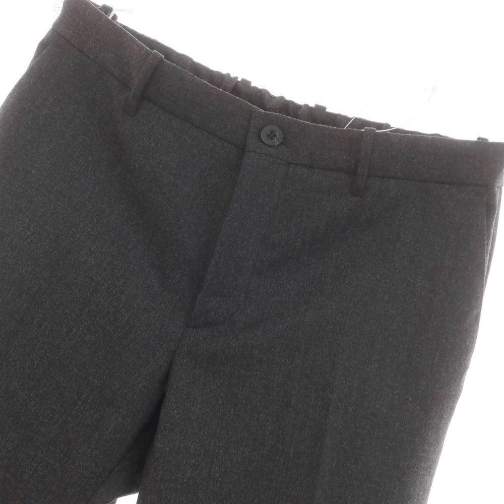 [New] INCOTEX SLOWEAR 84-type TEKNOSARTORIAL stretch polyester wool dress slacks pants charcoal gray (07) [48] [Condition rank N] [Men&
