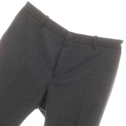 [New] INCOTEX SLOWEAR 84-type TEKNOSARTORIAL stretch polyester wool dress slacks pants charcoal gray (07) [52] [Condition rank N] [Men&