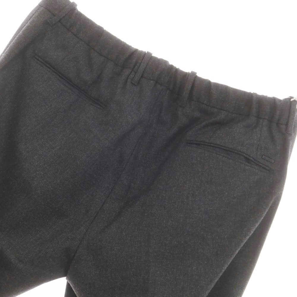 【新品】インコテックス スローウェア INCOTEX SLOWEAR 84型 TEKNOSARTORIAL ストレッチポリエステルウール ドレススラックスパンツ チャコールグレー（07）【 52 】【 状態ランクN 】【 メンズ 】[DPD]