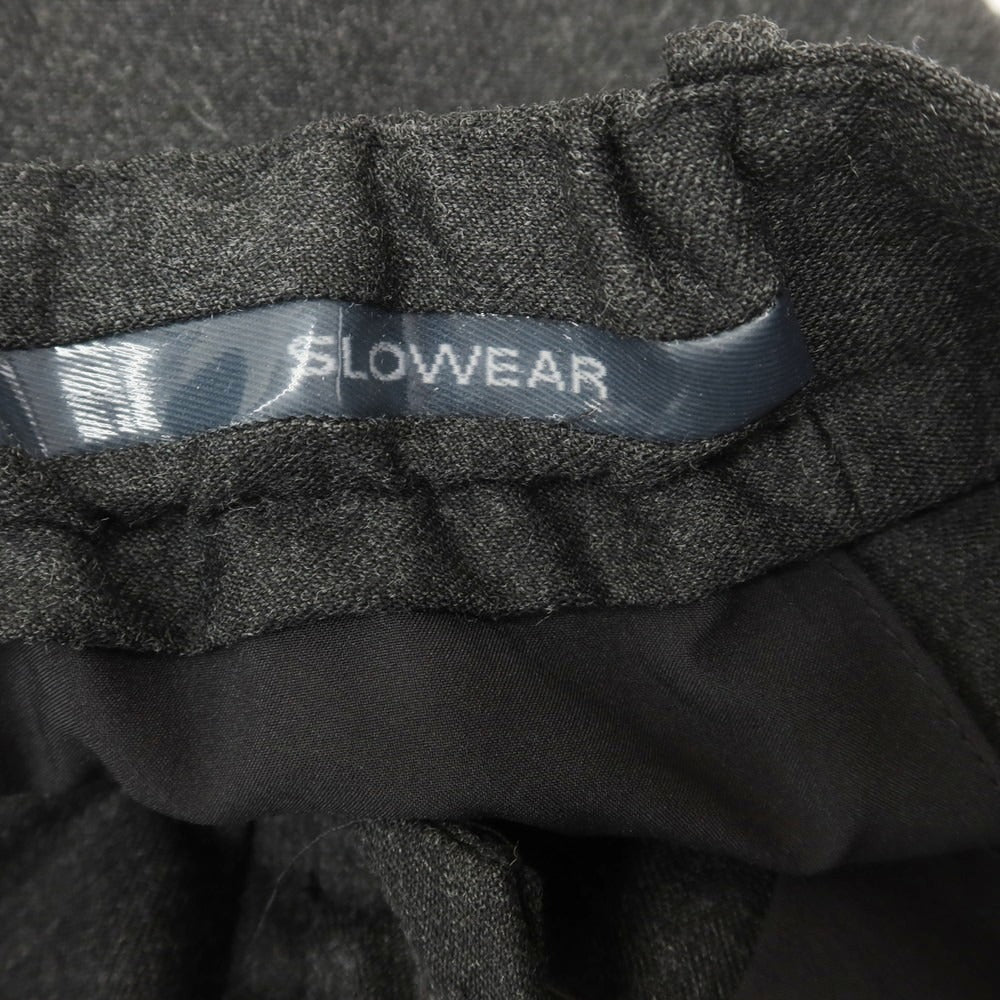 [New] INCOTEX SLOWEAR 84-type TEKNOSARTORIAL stretch polyester wool dress slacks pants charcoal gray (07) [52] [Condition rank N] [Men&