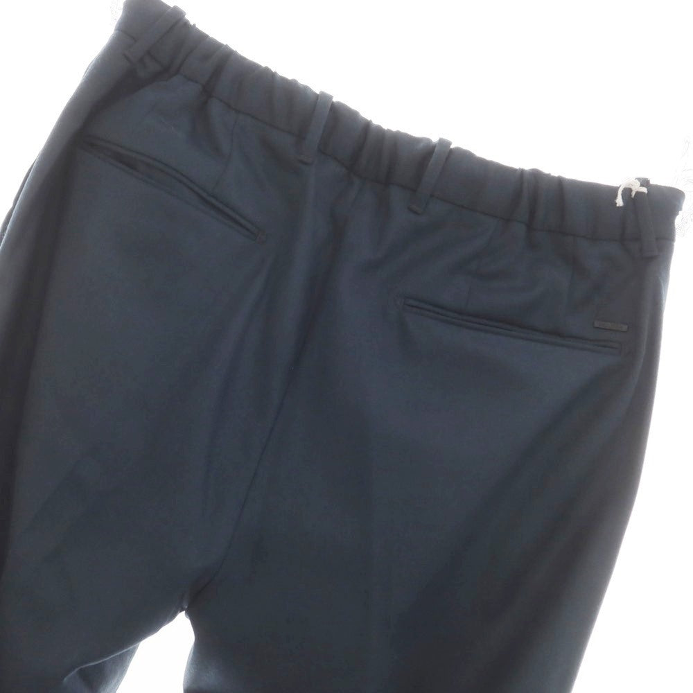 [New] INCOTEX SLOWEAR 84-type TEKNOSARTORIAL stretch polyester wool dress slacks pants green navy (79) [48] [Condition rank N] [Men&