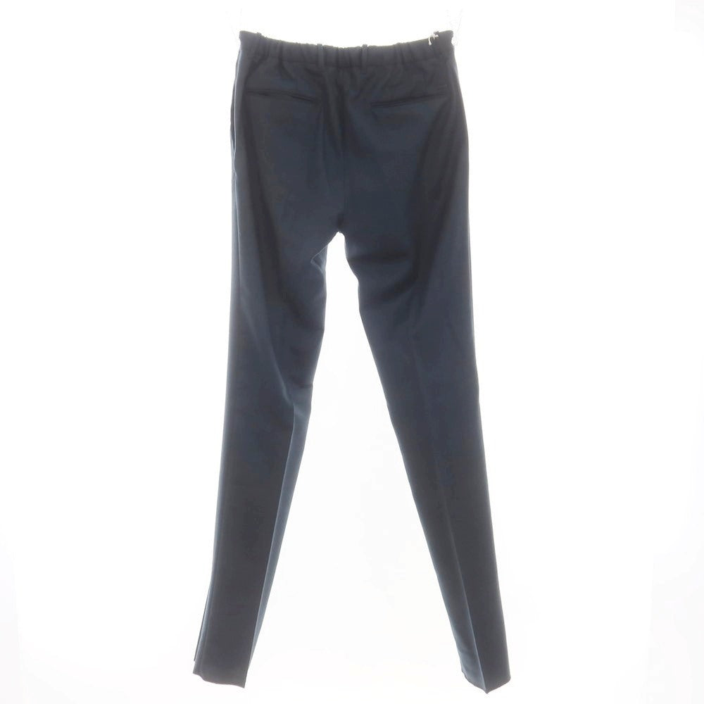 [New] INCOTEX SLOWEAR 84-type TEKNOSARTORIAL stretch polyester wool dress slacks pants green navy (79) [50] [Condition rank N] [Men&