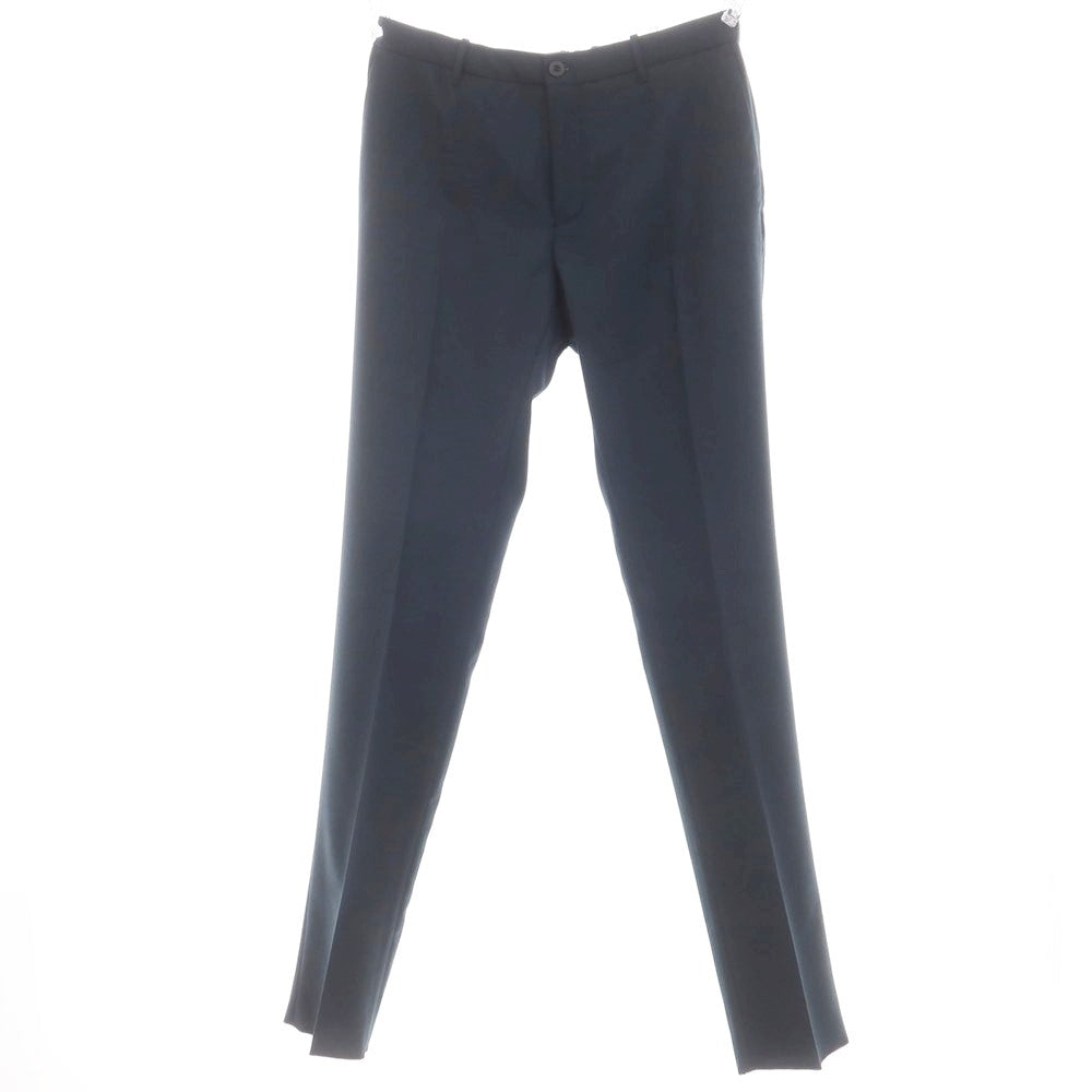 [New] INCOTEX SLOWEAR 84-type TEKNOSARTORIAL stretch polyester wool dress slacks pants green navy (79) [52] [Condition rank N] [Men&
