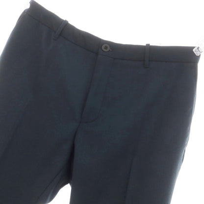 [New] INCOTEX SLOWEAR 84-type TEKNOSARTORIAL stretch polyester wool dress slacks pants green navy (79) [52] [Condition rank N] [Men&