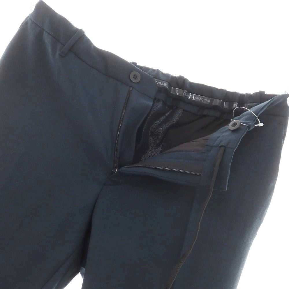 【新品】インコテックス スローウェア INCOTEX SLOWEAR 84型 TEKNOSARTORIAL ドレススラックスパンツ グリーンネイビー（79）【サイズ52】【 状態ランクN 】【 メンズ 】[EPD]