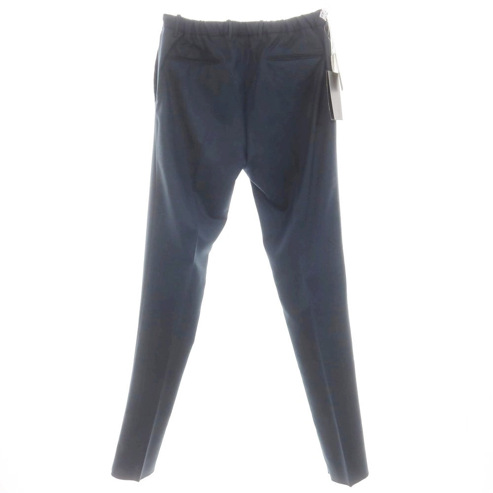 [New] INCOTEX SLOWEAR 84-type TEKNOSARTORIAL stretch polyester wool dress slacks pants green navy (79) [52] [Condition rank N] [Men&