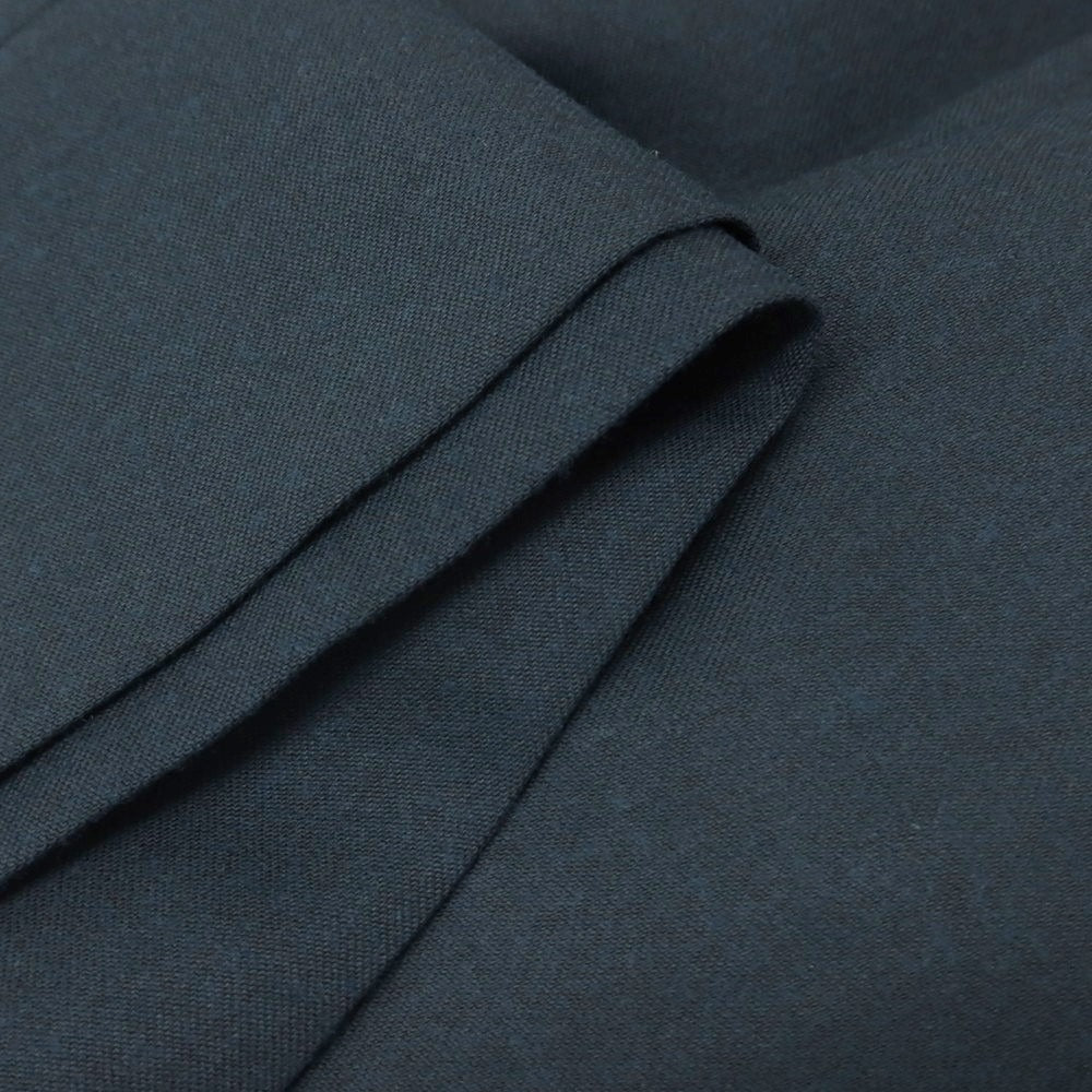 [New] INCOTEX SLOWEAR 84-type TEKNOSARTORIAL stretch polyester wool dress slacks pants green navy (79) [52] [Condition rank N] [Men&