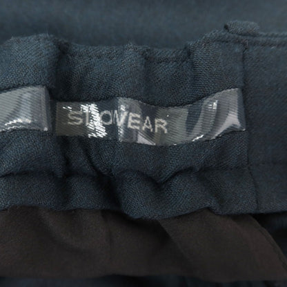 [New] INCOTEX SLOWEAR 84-type TEKNOSARTORIAL stretch polyester wool dress slacks pants green navy (79) [52] [Condition rank N] [Men&