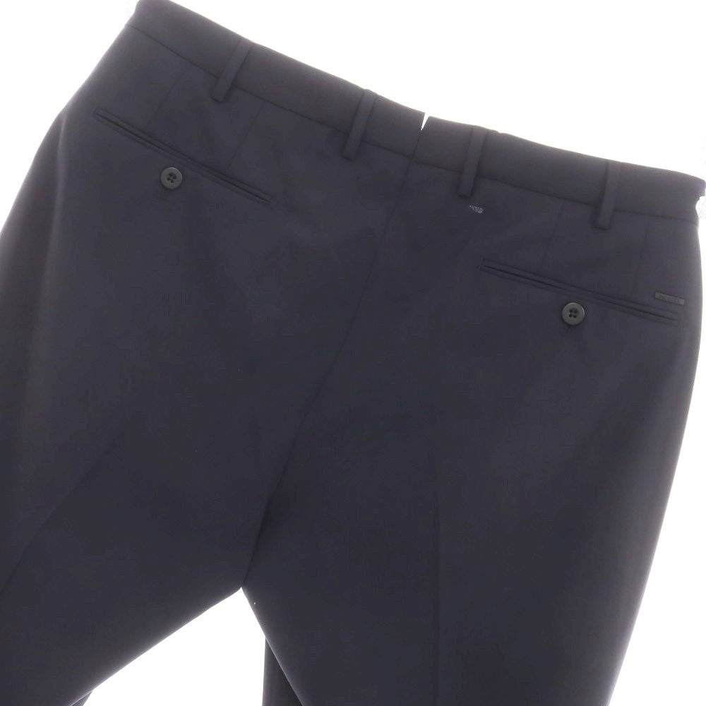 [New] INCOTEX SLOWEAR 35-type TEKNOSARTORIAL stretch polyester wool dress slacks pants dark navy (78) [52] [Condition rank N] [Men&