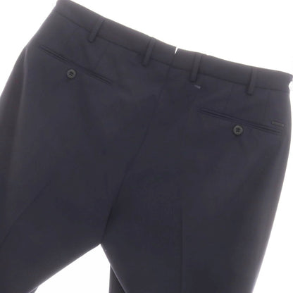 [New] INCOTEX SLOWEAR 35-type TEKNOSARTORIAL stretch polyester wool dress slacks pants dark navy (78) [52] [Condition rank N] [Men&