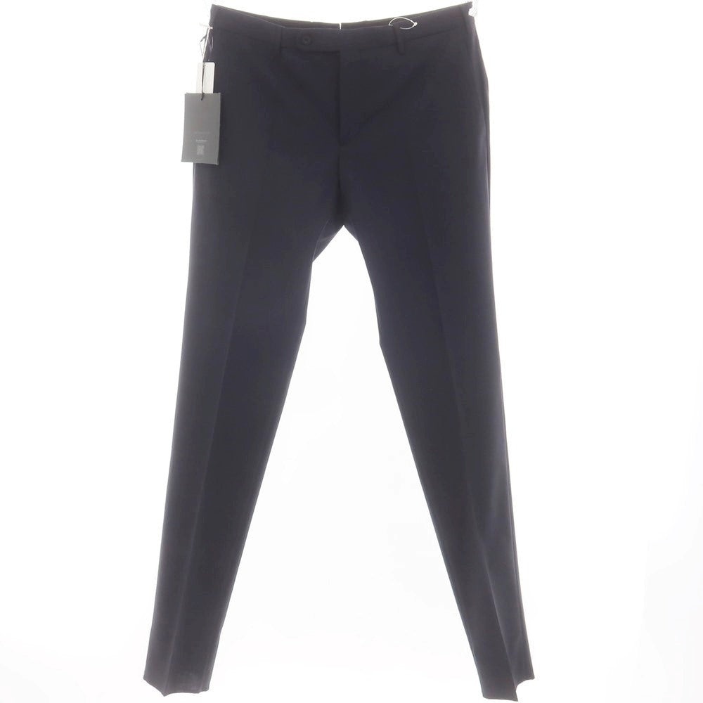 【新品】インコテックス スローウェア INCOTEX SLOWEAR 35型 TEKNOSARTORIAL ストレッチポリエステルウール ドレススラックスパンツ ダークネイビー（78）【サイズ52】【 状態ランクN 】【 メンズ 】[DPD]