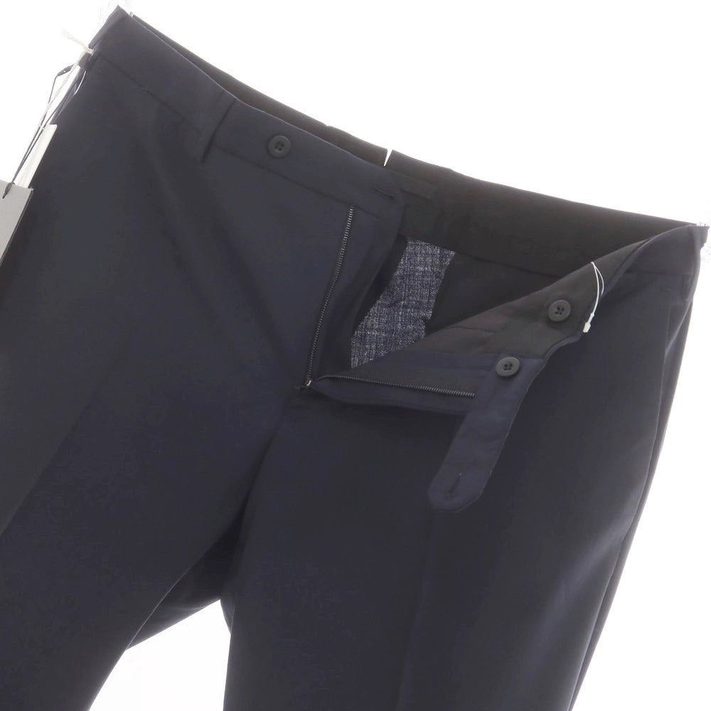 【新品】インコテックス スローウェア INCOTEX SLOWEAR 35型 TEKNOSARTORIAL ストレッチポリエステルウール ドレススラックスパンツ ダークネイビー（78）【サイズ52】【 状態ランクN 】【 メンズ 】[DPD]