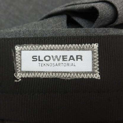 [New] INCOTEX SLOWEAR 35-type TEKNOSARTORIAL stretch polyester wool dress slacks pants dark gray (05) [42] [Condition rank N] [Men&