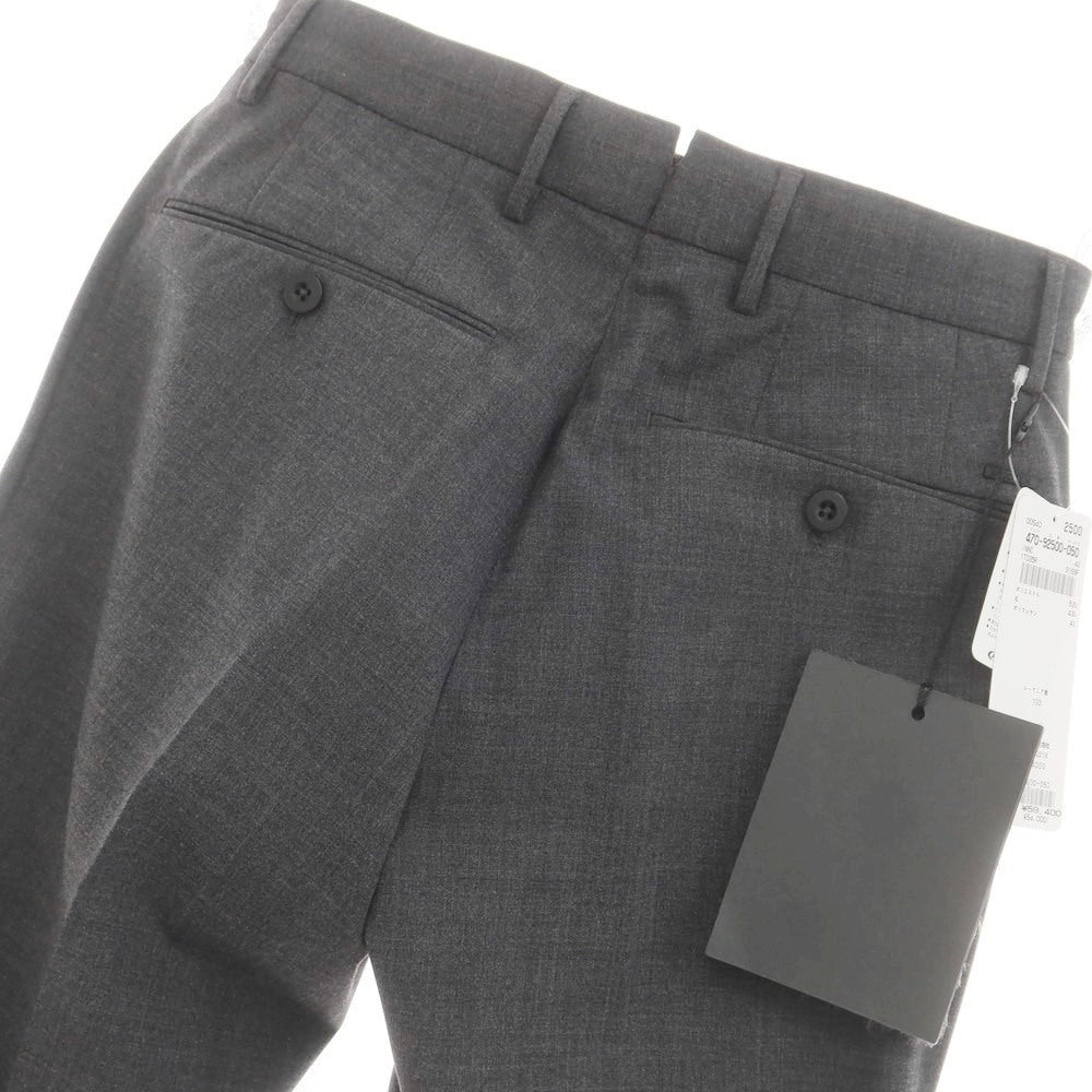 [New] INCOTEX SLOWEAR 35-type TEKNOSARTORIAL stretch polyester wool dress slacks pants dark gray (05) [44] [Condition rank N] [Men&